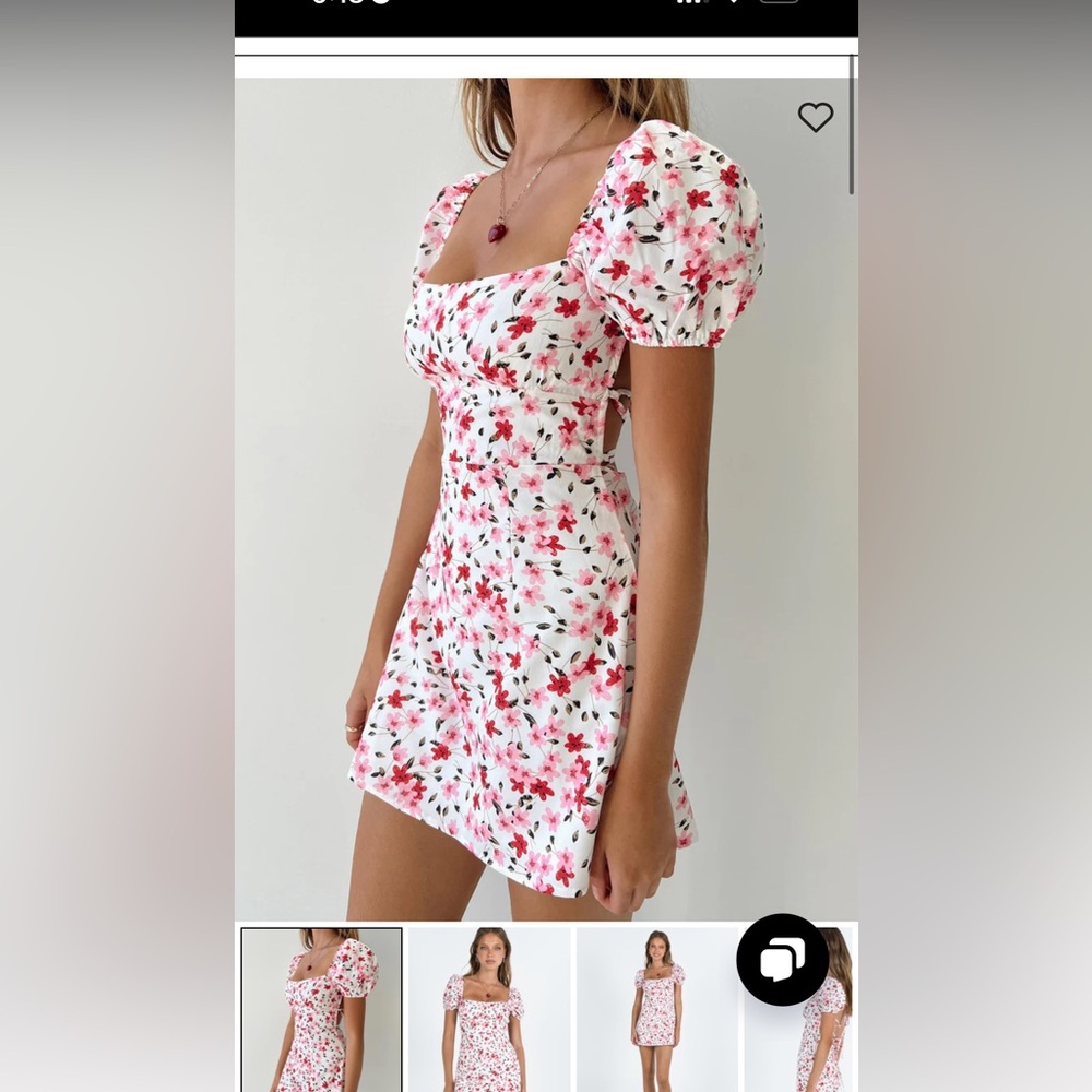 sold out princess polly floral havena mini dress size US 2. Worn one time